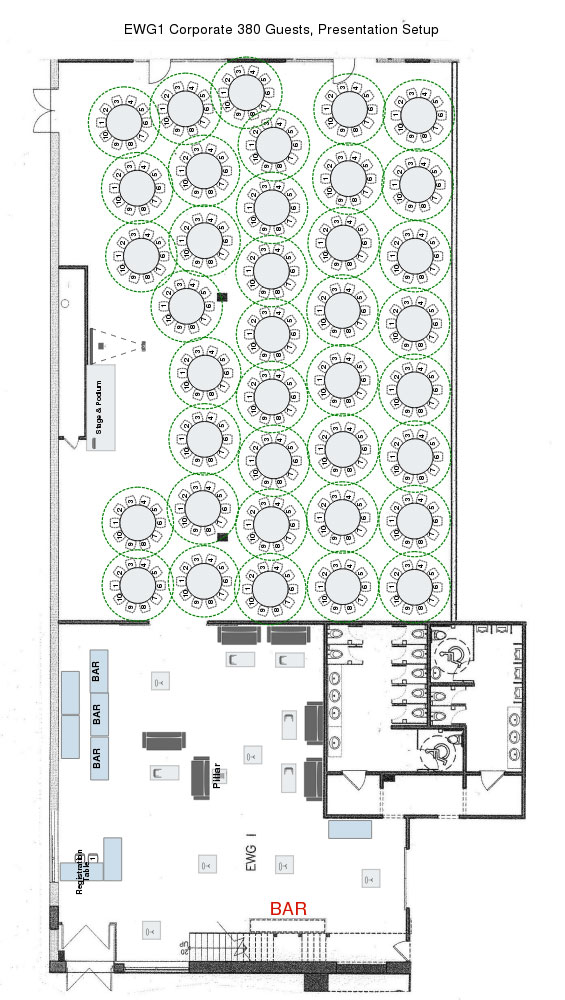 Eglington West Gallery - Corporate Events Floor Plan